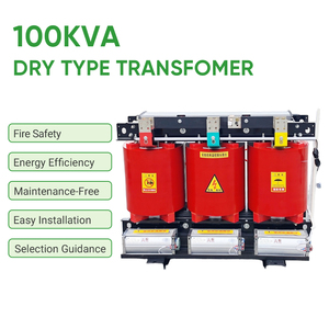 Mất mát thấp 100kva khô bước xuống Loại biến áp ba giai đoạn đúc nhựa máy biến áp với giá - Product Image 3