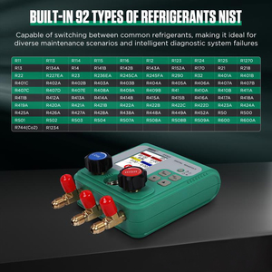 Digitale <span class=keywords><strong>HVAC</strong></span>-manifoldmeter, koudemiddelmeter, lekdetector, <span class=keywords><strong>tester</strong></span>, automotive airconditioning, koudemiddel gereedschapset - Product Image 4