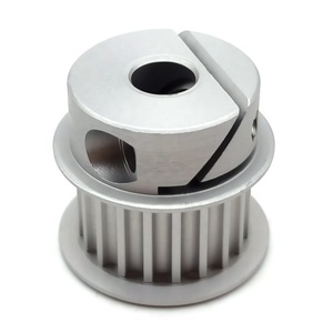 CNC 맞춤형 타이밍 풀리 |   <span class=keywords><strong>GT2</strong></span> GT3 HTD 3M 5M 8M |   맞춤형 보어 키웨이 세트 스크류 플랜지 - Product Image 4