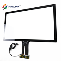 Écran tactile capacitif PCAP 21,5 pouces, multi-touch 10 points, G+G, étanche IP65, pour machine de jeu, casino, PC tout-en-un