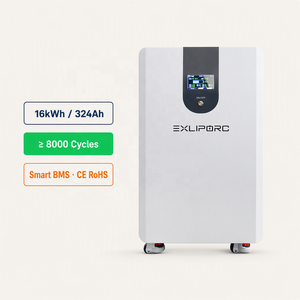 แบตเตอรี่สำรองไฟบ้าน EXLIPORC 16kWh 51.2V 324Ah LiFePO4 |   แบตเตอรี่ ESS พร้อมส่งจากโปแลนด์ ใช้เซลล์เกรด A - Product Image 1