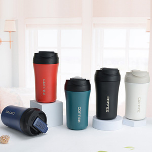 Tasses à café en métal, <span class=keywords><strong>tasse</strong></span> à café personnalisée 18oz classique Double paroi <span class=keywords><strong>tasse</strong></span> de voyage métal acier inoxydable isolé gobelet à café pour enfants - Product Image 5