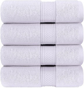Ensemble de serviettes de toilette SALBAKOS 100% coton turc, 6 pièces, 16x30 pouces, qualité supérieure, collection hôtel et spa, douces, absorbantes, durables - Product Image 4