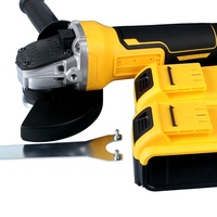 Meuleuse de freinage 5 ''à batterie rechargeable sans fil de 18 volts avec roue de 125mm avec interrupteur à palette