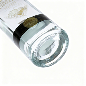 Bouteille en verre élégante et <span class=keywords><strong>de</strong></span> haute qualité, résistante à la chaleur, gaufrée, 500 ml, 750 ml, pour liqueur, bière, vin <span class=keywords><strong>de</strong></span> <span class=keywords><strong>Bordeaux</strong></span> - Product Image 6