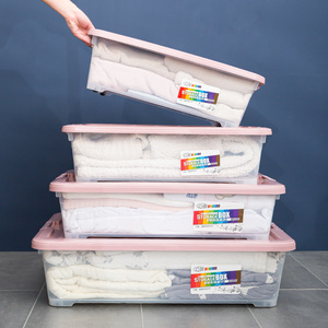 Puede ser almacenado <span class=keywords><strong>bajo</strong></span> <span class=keywords><strong>la</strong></span> <span class=keywords><strong>cama</strong></span> portátil de almacenamiento caja de <span class=keywords><strong>la</strong></span> caja de almacenamiento de plástico - Product Image 4