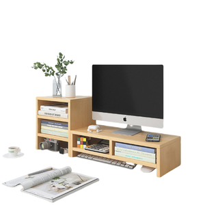 <span class=keywords><strong>Écran</strong></span> de bureau support de coussin surélevé moniteur d'<span class=keywords><strong>ordinateur</strong></span> boîte de rangement de bureau surélevée étagère de rangement - Product Image 1