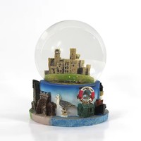 Modèle de construction de ville artificiel personnalisé sculpture résine artisanat boule à neige décoration de la maison figurine voyage cadeau souvenir art affichage