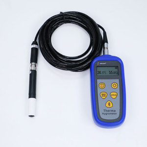 Medidor de Temperatura y Humedad de Alta Calidad, Larga Duración de la Batería, Instrumento Duradero para Pruebas y Calibración de Sistemas HVAC - Product Image 1