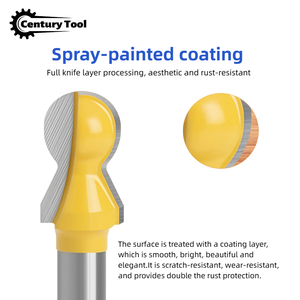 Fraise à rainurer horizontale pour moulures en bois, tige de 1/4 (6 mm, 8 mm), jeu de fraises pour le travail du bois - Product Image 5