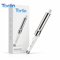 Plancha de Pelo Torlin de Doble Función con Calentamiento PTC y Pantalla LED, con Ajustes de Calor para Uso en Hoteles y Hogares