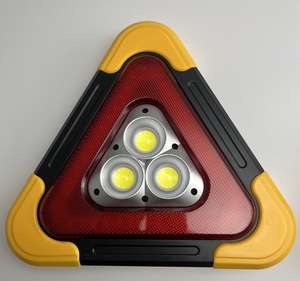 <span class=keywords><strong>Luz</strong></span> de Advertencia de Trípode LED, <span class=keywords><strong>Luz</strong></span> de <span class=keywords><strong>Emergencia</strong></span> Multifunción para Automóvil, Carga Solar, Señal de Advertencia de Seguridad Triangular para Automóvil - Product Image 2