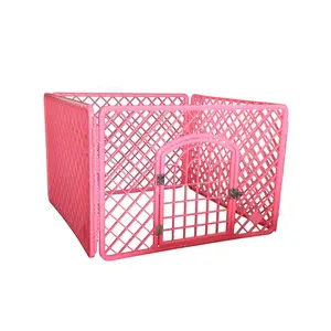 Nhựa Chó Playpen Trong Nhà Kết Hợp Miễn Phí Chó Hàng Rào Lồng