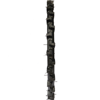 Jante agricole en acier au carbone JIUYU 1400*80mm avec garantie de 2 ans, pneus en caoutchouc de 54kg pour transplanteur de riziculture