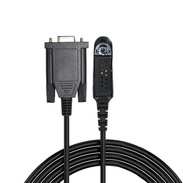 Rkn4075 Rs-232 Two Way Radio Data Programming Cable for Motorola Walkie Talkie Gp338 Gp340 Ptx760 Gp360 Ht750 Ht1250 Gp328