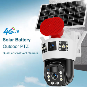<span class=keywords><strong>Camera</strong></span> giám sát với solarpanel 3 màn hình ống kính kép 360 ° 4k sạc pin lớn không thấm nước tự động theo dõi <span class=keywords><strong>camera</strong></span> năng lượng mặt trời 4G - Product Image 2