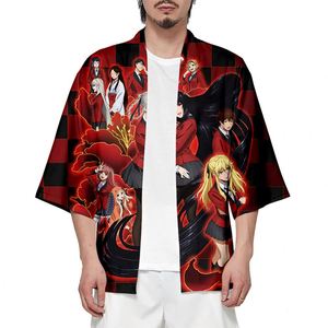 8 Estilos de Disfraces de Cosplay, Kimono de Anime Unisex, Haori, Ropa para Fiestas, Accesorios de Halloween, Kakegurui, Camiseta de Verano de Anime Compulsive Gambler - Product Image 6