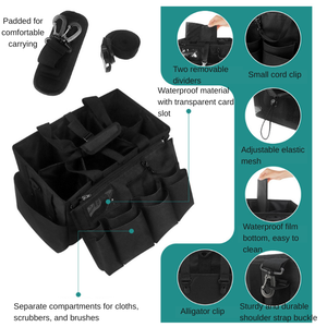 Sac de travail amovible Mydays pour l'extérieur, sac <span class=keywords><strong>à</strong></span> outils amélioré, organisateur d'outils <span class=keywords><strong>à</strong></span> ouverture supérieure pour le nettoyage domestique et le rangement de voiture - Product Image 4