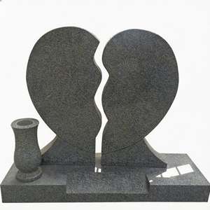 Monument en granit en forme de cœur : <span class=keywords><strong>Pierre</strong></span> commémorative personnalisée pour un amour éternel, <span class=keywords><strong>pierre</strong></span> <span class=keywords><strong>tombale</strong></span> artistique en granit en forme de cœur - Product Image 6