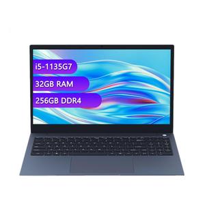 Ordenador portátil I5 1135G7 <span class=keywords><strong>DDR4</strong></span> de 15,6 pulgadas, 8GB SSD, 256GB, Win10, Teclado retroiluminado de Metal con huella dactilar, para videojuegos, I5, para edición de vídeo - Product Image 1