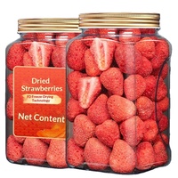 Fraises entières lyophilisées conformes aux normes européennes, sans pesticides, 100 % naturelles, tranches de fraises FD, vente en gros, en vrac, collation de fruits saine