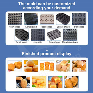 OCEAN <span class=keywords><strong>Madeleine</strong></span> Faire Machine Muffin Cupcake Processus Entièrement Automatique Anglais Éponge Tasse Gâteau Ligne <span class=keywords><strong>De</strong></span> Production - Product Image 6