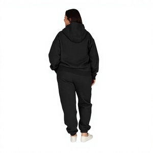 Ensemble décontracté unisexe exclusif à capuche avec pantalon de survêtement, toucher doux, vêtements de détente quotidiens, personnalisation de marque, plusieurs options - Product Image 6
