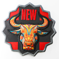 Transfert de chaleur presse 3D Designer chapeau patchs brodé lettre Logo Patch personnalisé fer sur broderie Patch pour vêtements