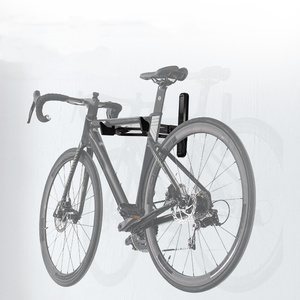 Support mural pour vélo CG, compatible avec les modèles de vélos de montagne et de route, crochet en caoutchouc multi-modèles, capacité de charge de 40 kg, support réglable - Product Image 4