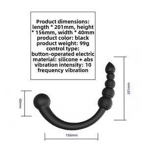 Prix d'usine – Plug anal double tête en silicone, masseur de prostate, dilatateur, perles anales pour couples - Product Image 6