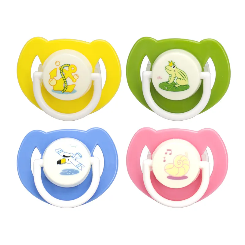 Ciuccio personalizzato per neonati che si alimenta con stampa cartoni animati ortodontico ciuccio giocattoli succhiotto capezzolo senza tettarella in Silicone ciuccio per bambini