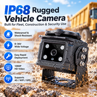 Caméra mobile 4G, IA DSM ADAS BSD en option, vidéo 1080P, WiFi, Bluetooth, GPS et boîtier IP68 pour l'envoi de véhicules, OEM ODM