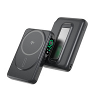 Support de charge magnétique double ligne en plastique certifié, 5-en-1, avec câble de données, charge ultra-rapide 22,5W, polymère