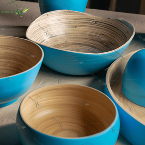 Ustensiles de cuisine en bambou de charme côtier de haute qualité personnalisable OEM vente en gros pour usage domestique et fêtes - Product Image 6