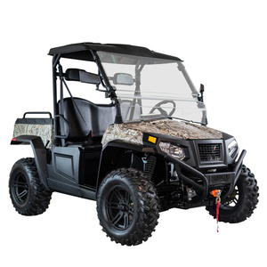 Veicolo Elettrico Utilitario HISUN 4x4 per Lavori Agricoli e di Giardinaggio con Tetto e Parabrezza - Product Image 3