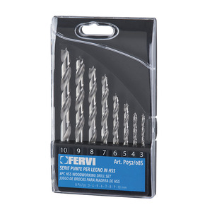 Fervi Serie Di punte elicoidali pergno ดอกสว่านสำหรับไม้ - Product Image 1