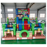 Parcours d'obstacles gonflable en PVC personnalisé et détachable pour enfants, jeu gonflable avec souffleur