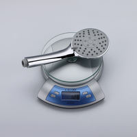 Ensemble de douche encastré moderne en laiton et acier inoxydable, avec robinet mural de salle de bain, style classique en céramique, pommeau de douche pluie et douchette à main