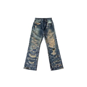 Jeans Conley Boot Cut Denim 2026 Europe Station Reset, Lavado Medio, Estilo Vintage, Efecto Desgastado, Impresión Digital - Product Image 5