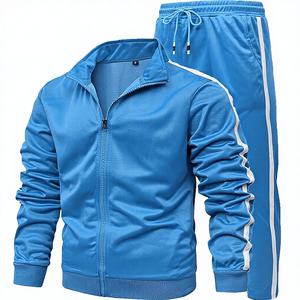 Conjunto Deportivo para Hombre, Personalizado, Transpirable, Cortavientos, con Capucha, de Forro Polar Sólido, 100% Poliéster, Calidad Premium, Estilo Urbano - Product Image 2