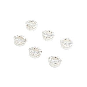 18k Gold Color Preserving Spacer <b>Beads</b> With Zircon <b>Large</b> Hole Diy Jewelry Accessories For Necklace Bracelet Making - Product Image 5