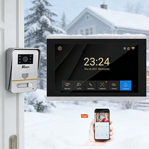 Vidéophone domestique 2 fils 10 pouces, <span class=keywords><strong>sonnette</strong></span> intelligente économique avec fonction d'enregistrement vidéo pour dortoirs étudiants - Product Image 1