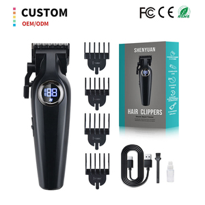 Kit de Cortadora de Pelo Profesional de 2000 MAh con Cuchilla de Acero Inoxidable y Pantalla Digital para Uso Doméstico - Product Image 1