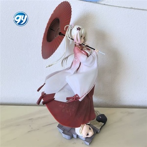 Figura Coleccionable de Anime 2D, Senren <span class=keywords><strong>Banka</strong></span> Yoshino Asakura Miko con Paraguas, Modelo de Chica Anime, Regalo, Manualidades de Plástico - Product Image 3