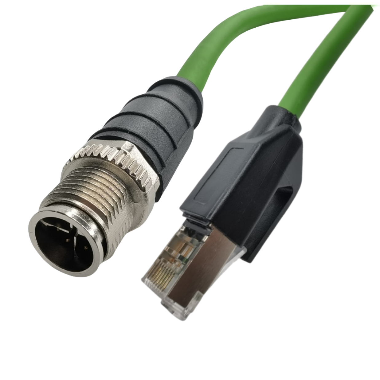 8Pin X-CODE MALE to  RJ45 MALE