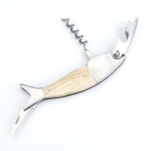 Ouvre-bouteille en bois et acier inoxydable Yangjiang 12,6 cm, ouvre-vin et ouvre-bière multifonctionnel avec personnalisation du logo - Product Image 3