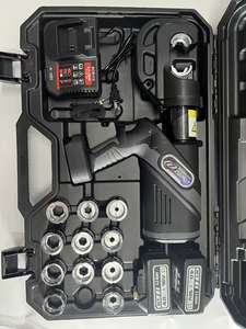 Herramienta Hidráulica Eléctrica a Batería 2 en 1 <span class=keywords><strong>Dong</strong></span> <span class=keywords><strong>Cheng</strong></span> 400, 18V, 70KN de Presión, 42mm de Carrera, Funciones de Prensado Hexagonal y Corte de Cobre - Product Image 2