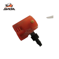Pompe à air manuelle portable SNOR, corps en plastique court de 35 cm, gonfleur de pneus pour vélo, moto, ballon