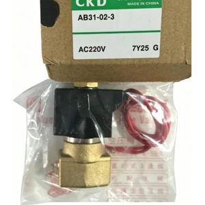Vanne solénoïde CKD AB31-02-3 AC220V 7Y25G, pièces pneumatiques - Product Image 1