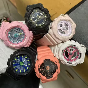 Reloj Digital Clásico con Esfera Redonda, Diseño Vibrante en Resina, Correa de Silicona, Cronógrafo Deportivo para Exteriores, Gran Venta - Product Image 3
